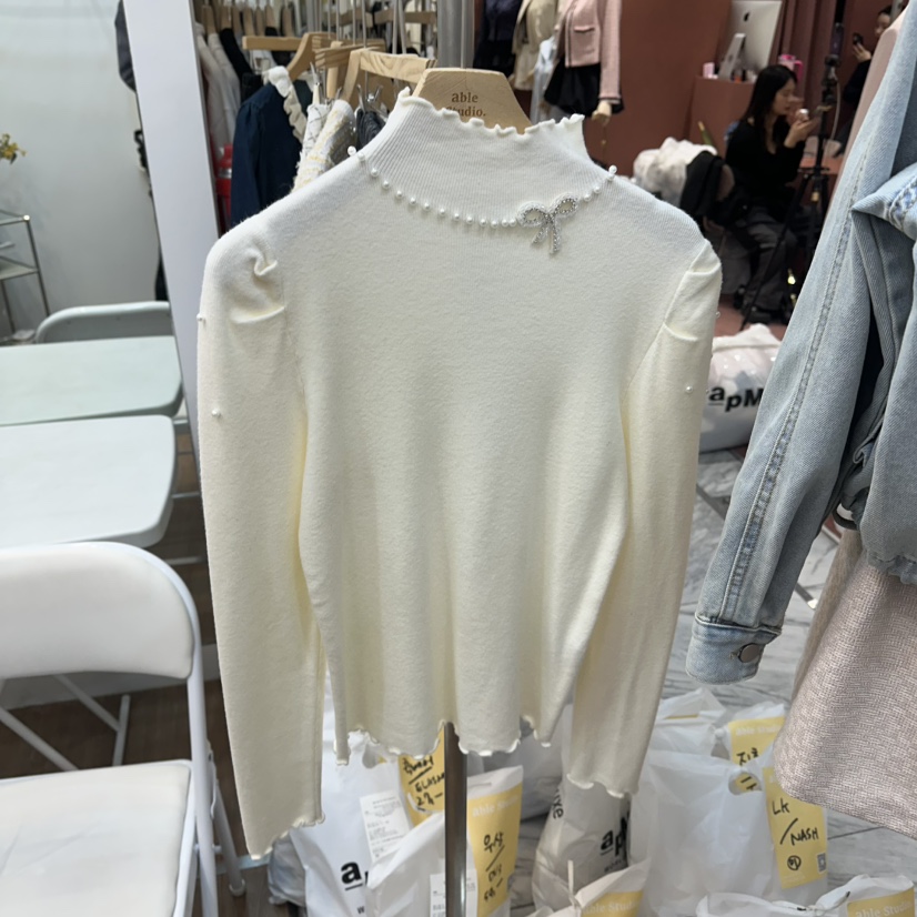 ABLESTUDIO東大門代購女裝新品真品休閑職業26春夏針織衫ABLESTUDIO針織衫圖色1