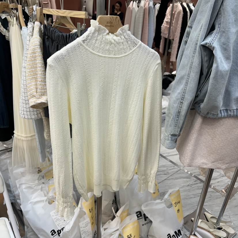 ABLESTUDIO東大門實拍女士新款推薦熱賣休閑人氣真品針織衫ABLESTUDIO針織衫圖色1