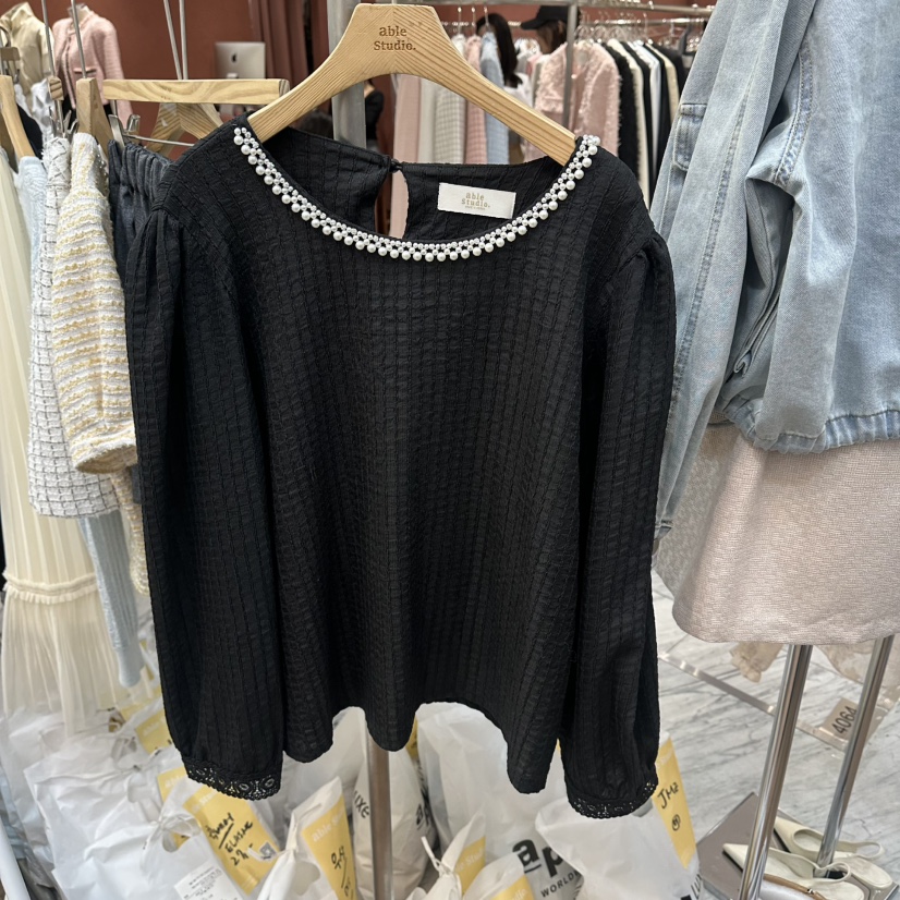 ABLESTUDIO東大門直郵女裝新品推薦人氣26春夏襯衫蕾絲衫ABLESTUDIO襯衫/蕾絲衫圖色1