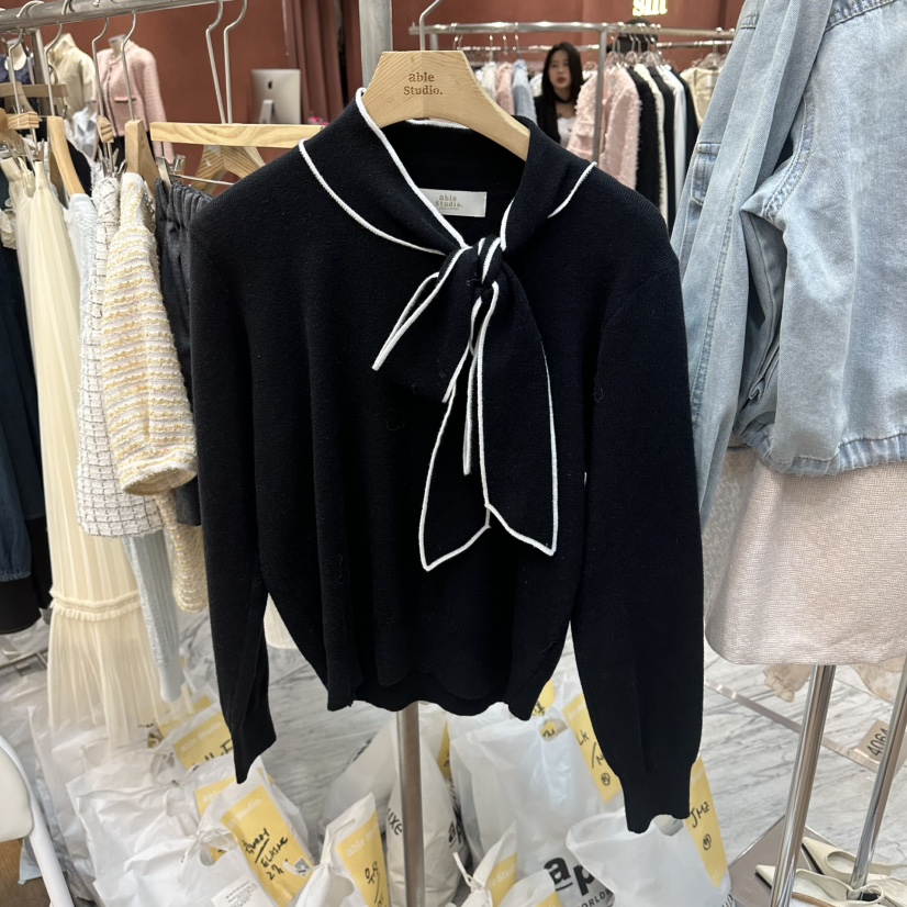 ABLESTUDIO東大門直郵女士新款休閑人氣熱賣推薦職業針織衫ABLESTUDIO針織衫圖色1