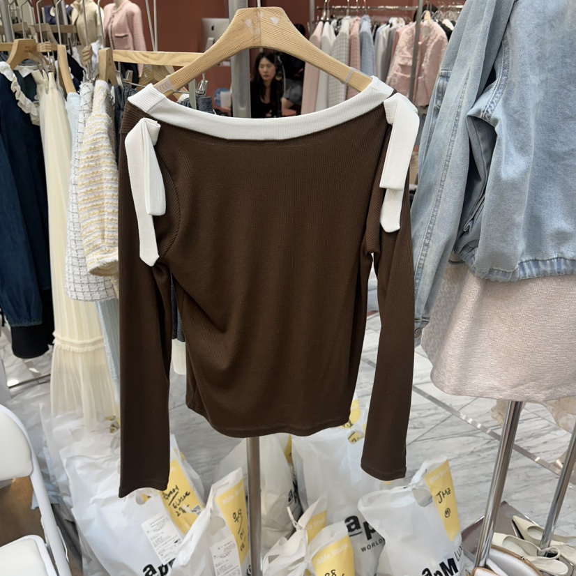 ABLESTUDIO東大門實拍女裝新品真品職業時尚人氣26春夏長袖T恤ABLESTUDIO長袖T恤