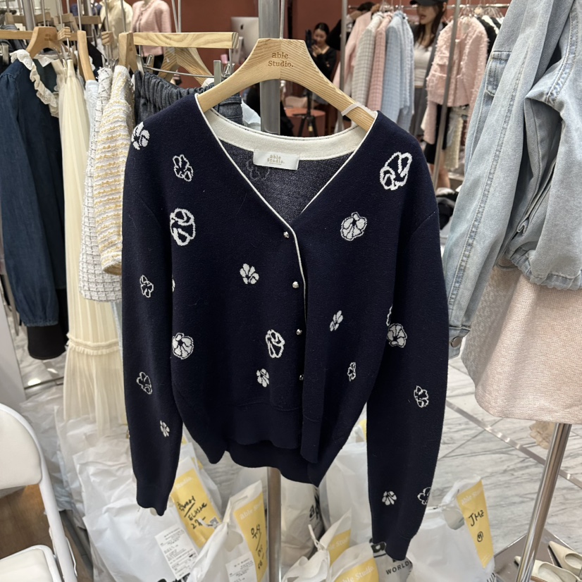 ABLESTUDIO韓國直郵女裝新品休閑26春夏職業熱賣時尚夾克ABLESTUDIO夾克圖色1