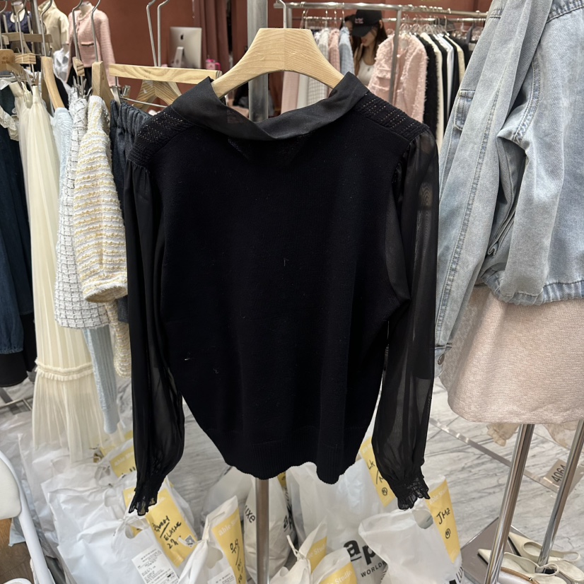 ABLESTUDIO東大門直郵女裝新款時尚推薦職業熱賣休閑針織衫ABLESTUDIO針織衫