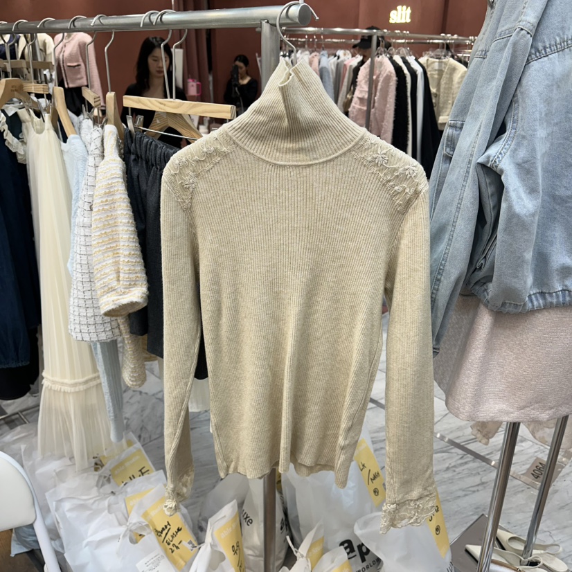 ABLESTUDIO韓國直郵女裝新款時尚推薦休閑26春夏職業針織衫ABLESTUDIO針織衫