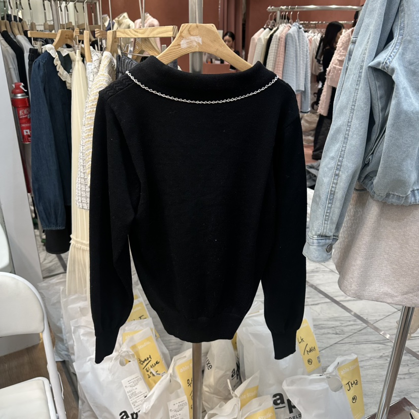 ABLESTUDIO韓國代購女士新款休閑職業26春夏時尚推薦針織衫ABLESTUDIO針織衫