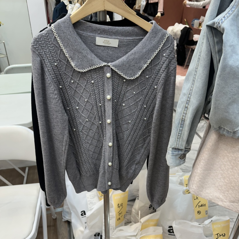 ABLESTUDIO韓國代購女士新款休閑職業26春夏時尚推薦針織衫ABLESTUDIO針織衫圖色2