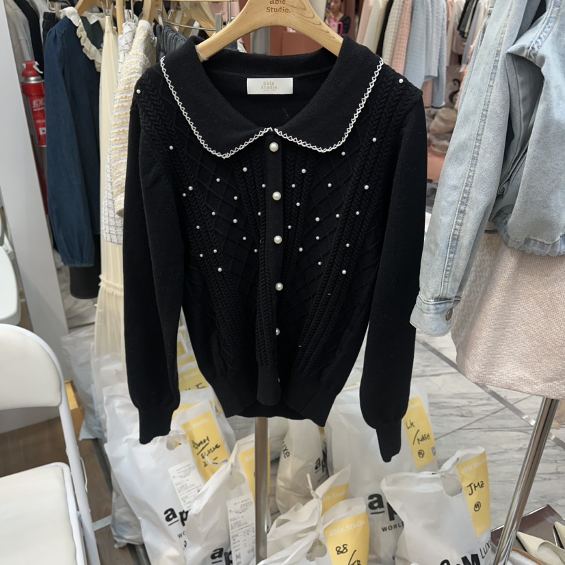 ABLESTUDIO韓國代購女士新款休閑職業26春夏時尚推薦針織衫ABLESTUDIO針織衫圖色3