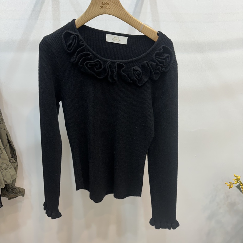 ABLESTUDIO東大門代購女士新品熱賣人氣休閑時尚真品針織衫ABLESTUDIO針織衫圖色2