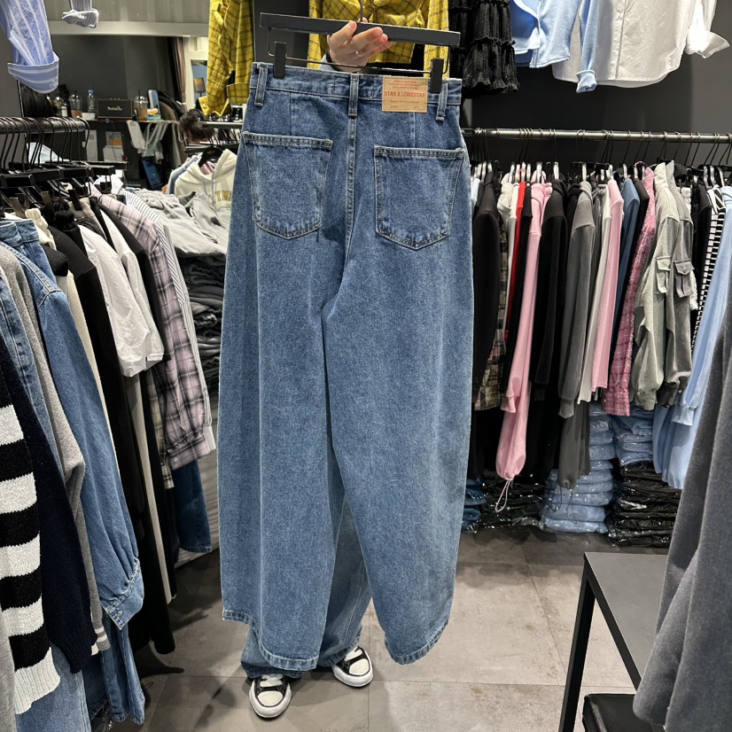 STAR-L東大門實拍女士新品26春夏推薦時尚職業休閑牛仔褲STAR-L牛仔褲