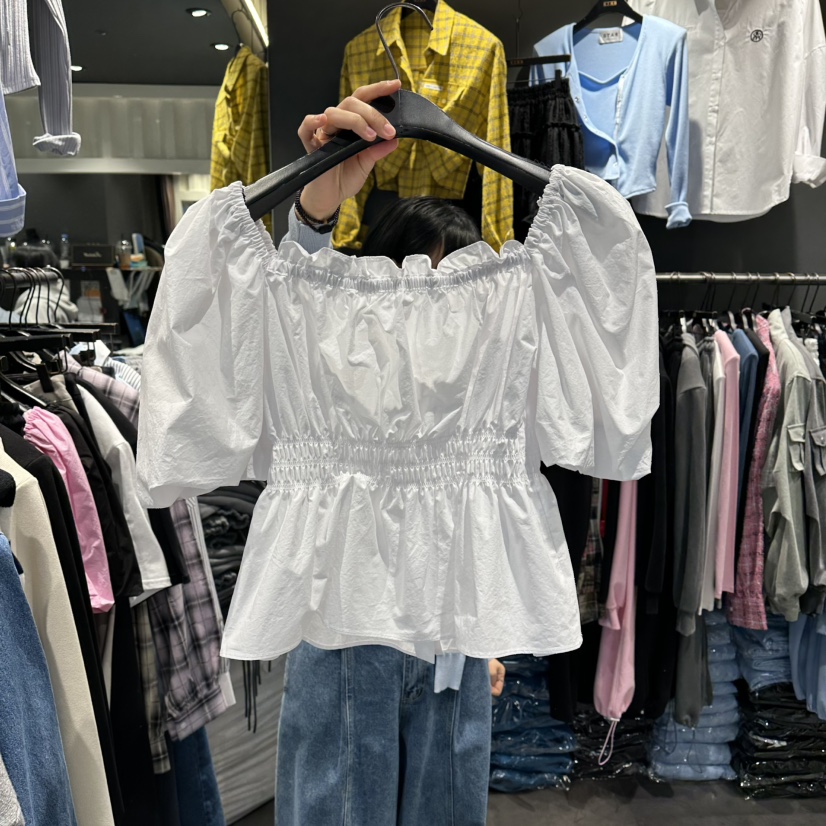 STAR-L韓國直郵女士新品時尚熱賣休閑真品人氣襯衫蕾絲衫STAR-L襯衫/蕾絲衫