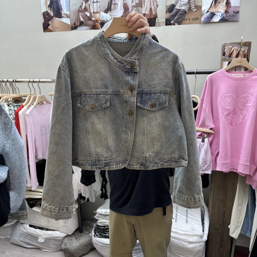 STICK WITH東大門實拍女裝新品推薦26春夏職業時尚人氣夾克STICK WITH夾克圖色1