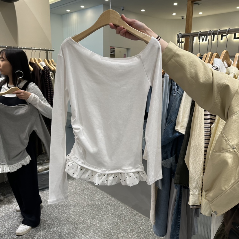 SOF東大門直郵女士新品休閑職業真品推薦時尚人氣長袖T恤SOF長袖T恤