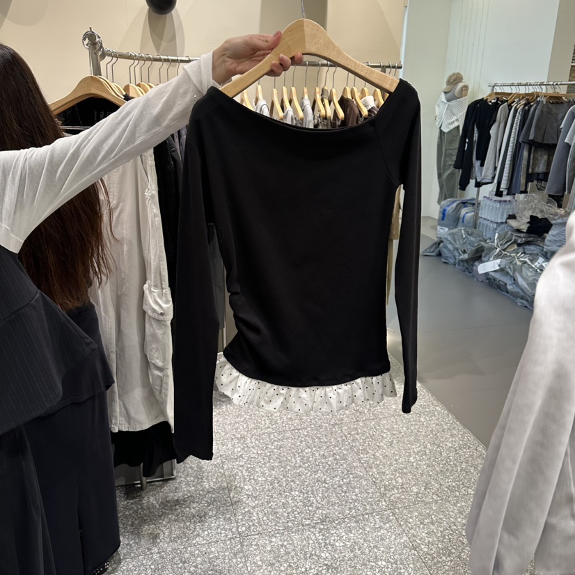 SOF東大門直郵女士新品休閑職業真品推薦時尚人氣長袖T恤SOF長袖T恤圖色2