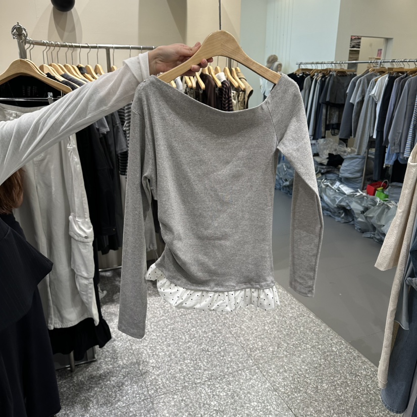 SOF東大門直郵女士新品休閑職業真品推薦時尚人氣長袖T恤SOF長袖T恤圖色3