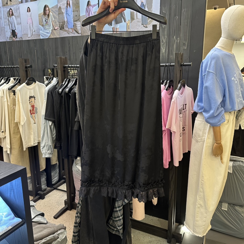 LE ETOILE韓國直郵女士新款人氣時尚職業休閑真品長裙刺繡Le etoile長裙圖色2