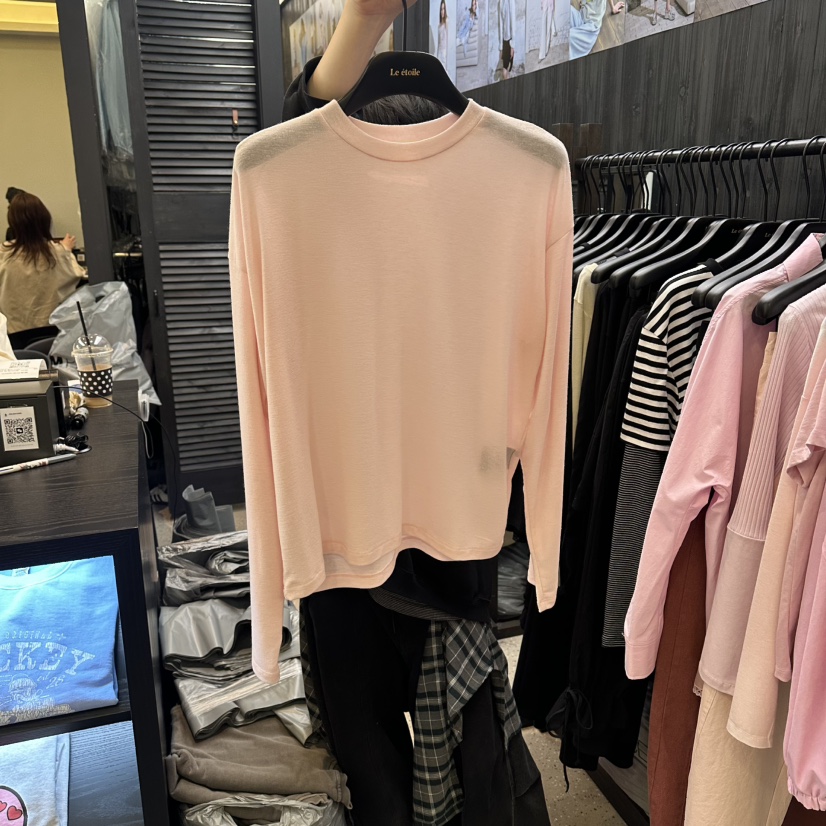 LE ETOILE東大門實拍女士新品26春夏時尚休閑職業長袖T恤Le etoile長袖T恤圖色1