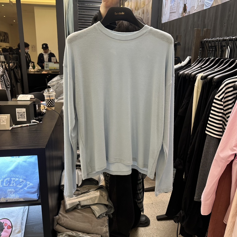 LE ETOILE東大門實拍女士新品26春夏時尚休閑職業長袖T恤Le etoile長袖T恤圖色3