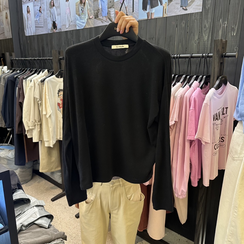 LE ETOILE東大門實拍女士新品26春夏時尚休閑職業長袖T恤Le etoile長袖T恤圖色4