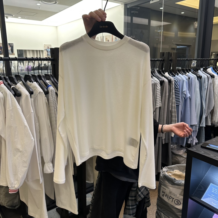 LE ETOILE東大門實拍女士新品26春夏時尚休閑職業長袖T恤Le etoile長袖T恤圖色5