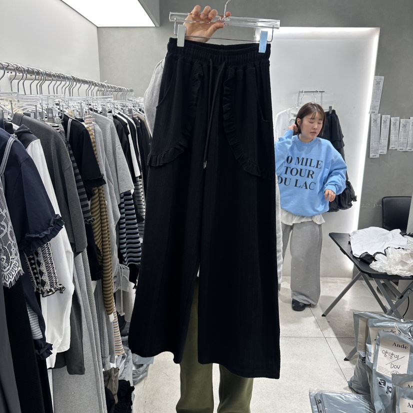 ANDE韓國代購女士新款真品休閑熱賣時尚推薦職業人氣休閑褲Ande休閑褲圖色3