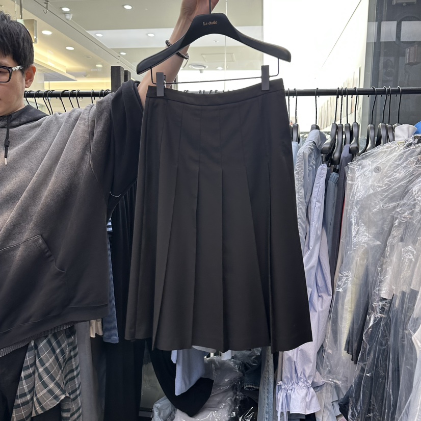 LE ETOILE東大門實拍女士新品休閑半身裙中短裙百褶褶裙Le etoile半身裙/中短裙圖色2