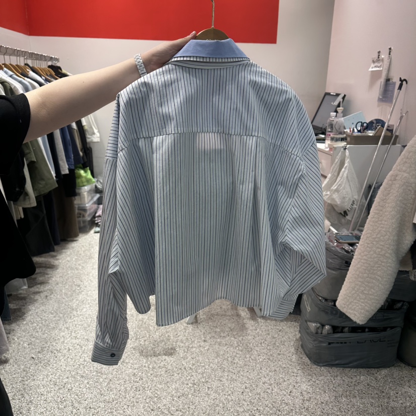 ATPZ東大門直郵女士新品休閑時尚襯衫蕾絲衫不含吊帶雙層ATTENTION PLEAES襯衫/蕾絲衫