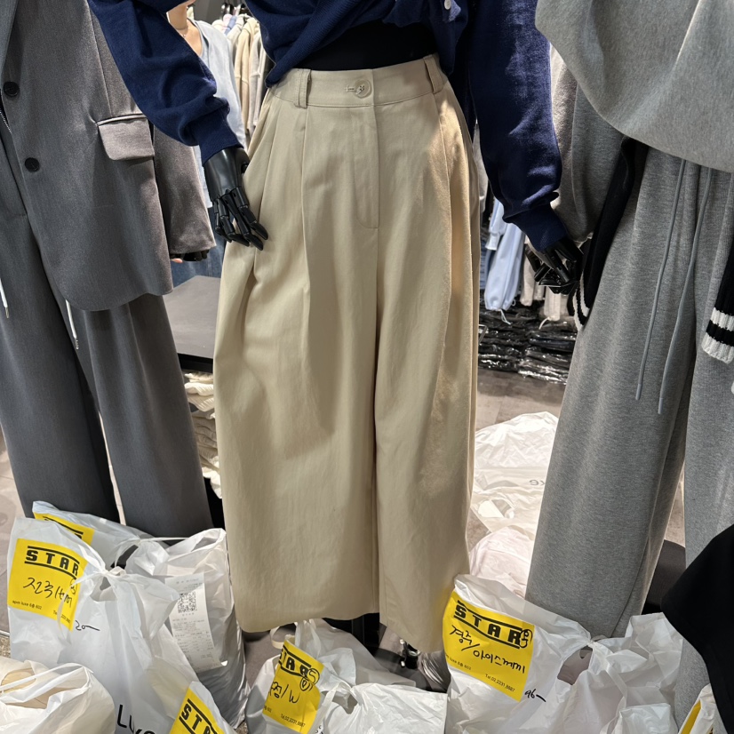 STAR-L東大門直郵女士新款休閑26春夏真品職業人氣休閑褲STAR-L休閑褲圖色2