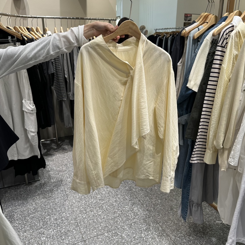 SOF東大門實拍女裝新款休閑26春夏真品人氣熱賣襯衫蕾絲衫SOF襯衫/蕾絲衫圖色2