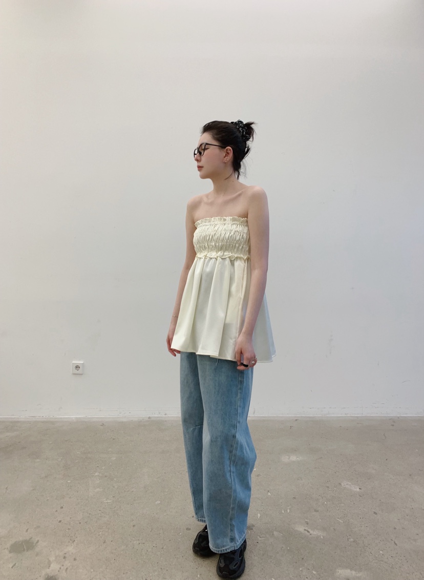 STICK WITH東大門直郵女裝新品休閑26春夏時尚半身裙中短裙STICK WITH半身裙/中短裙