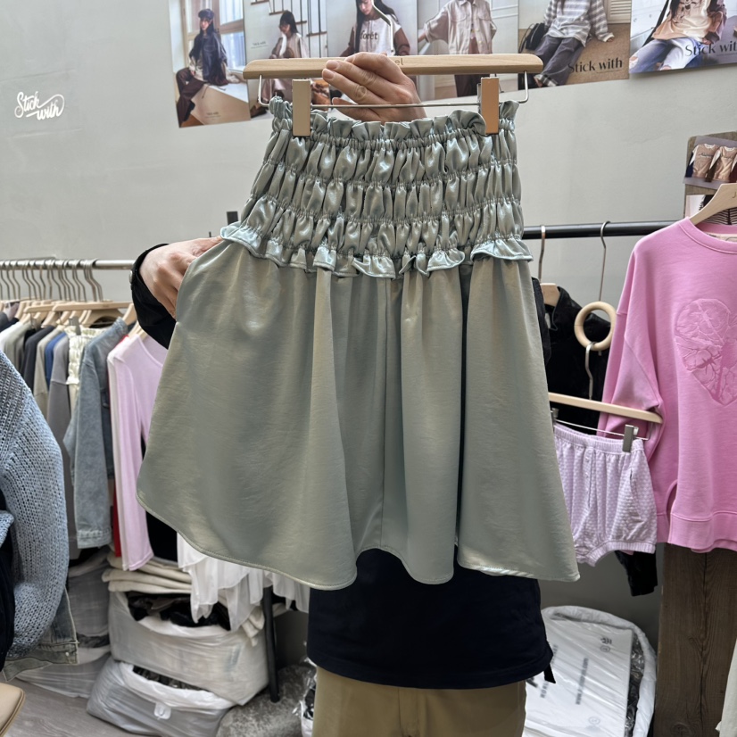 STICK WITH東大門直郵女裝新品休閑26春夏時尚半身裙中短裙STICK WITH半身裙/中短裙圖色2