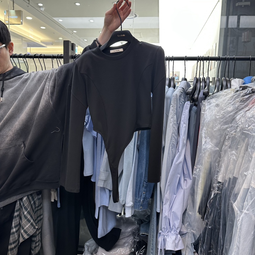 LE ETOILE韓國東大門代購女裝新品休閑熱賣職業人氣長袖T恤Le etoile長袖T恤圖色2