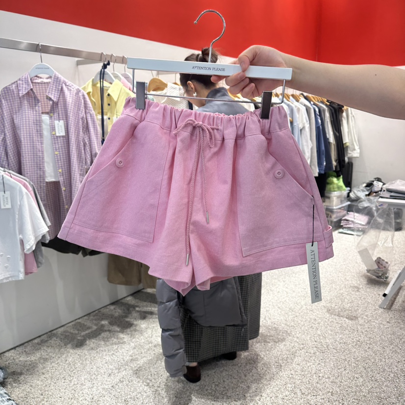 ATPZ韓國東大門直郵女裝新品推薦時尚26春夏職業熱賣短褲ATTENTION PLEAES短褲圖色1