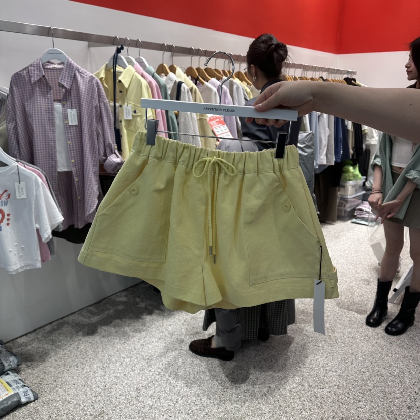 ATPZ韓國東大門直郵女裝新品推薦時尚26春夏職業熱賣短褲ATTENTION PLEAES短褲圖色2