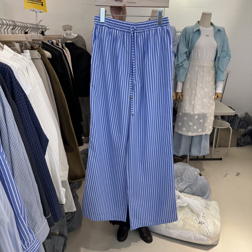 FLORAL韓國直郵實拍女士新品推薦熱賣26春夏人氣職業休閑褲FLORAL休閑褲圖色2深色