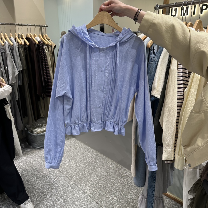 SOF韓國直郵女裝新品休閑26春夏人氣熱賣推薦時尚襯衫蕾絲衫SOF襯衫/蕾絲衫圖色2