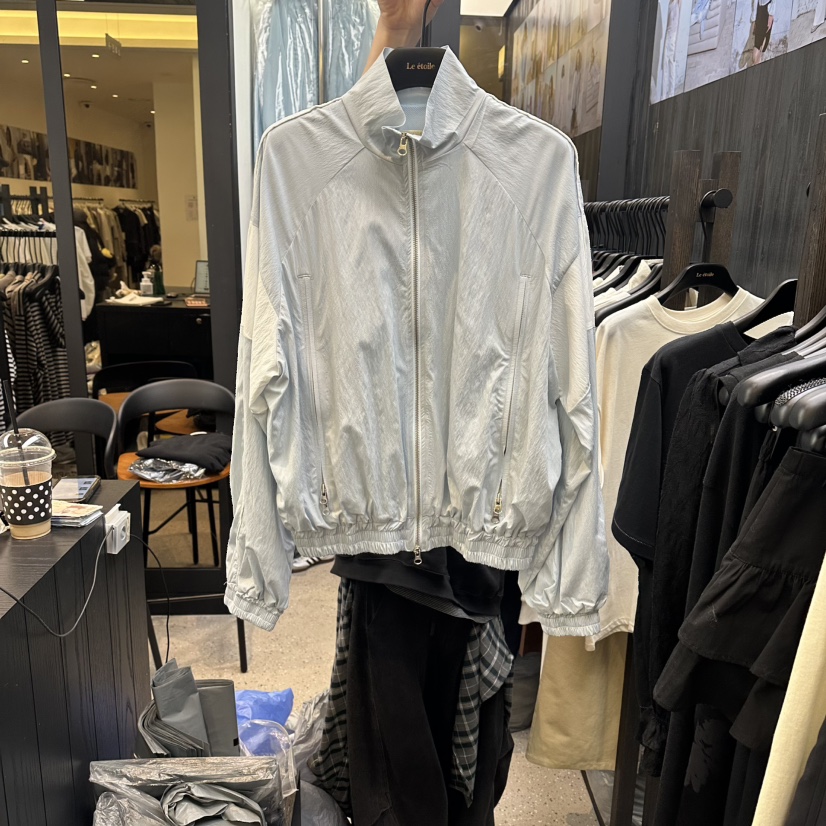 LE ETOILE韓國代購女裝新款推薦26春夏時尚熱賣夾克高領Le etoile夾克圖色1