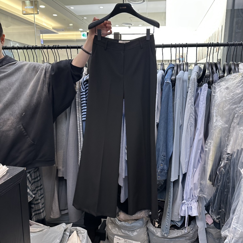 LE ETOILE韓國東大門代購女裝新品職業時尚人氣休閑褲喇叭Le etoile休閑褲圖色2