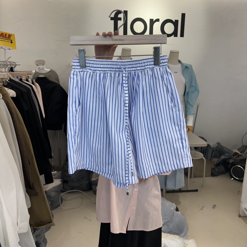 FLORAL韓國直郵女士新品職業熱賣時尚休閑人氣推薦26春夏短褲FLORAL短褲圖色1淺色