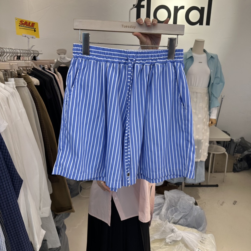 FLORAL韓國直郵女士新品職業熱賣時尚休閑人氣推薦26春夏短褲FLORAL短褲圖色2深色