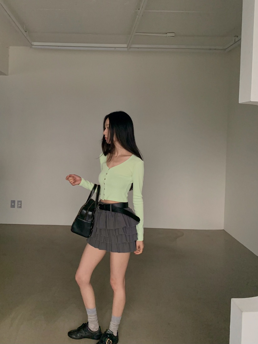 VERANDA韓國直郵女士新品26春夏熱賣休閑推薦職業長袖T恤VERANDA長袖T恤