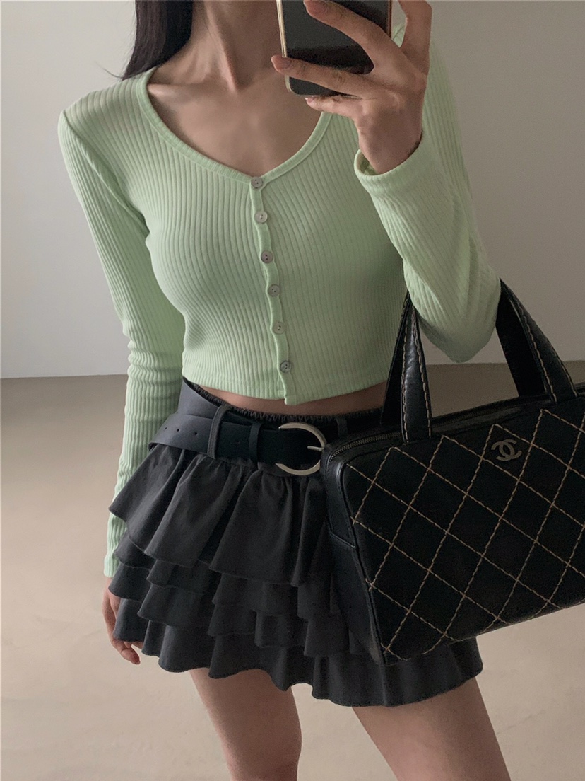 VERANDA韓國直郵女士新品26春夏熱賣休閑推薦職業長袖T恤VERANDA長袖T恤