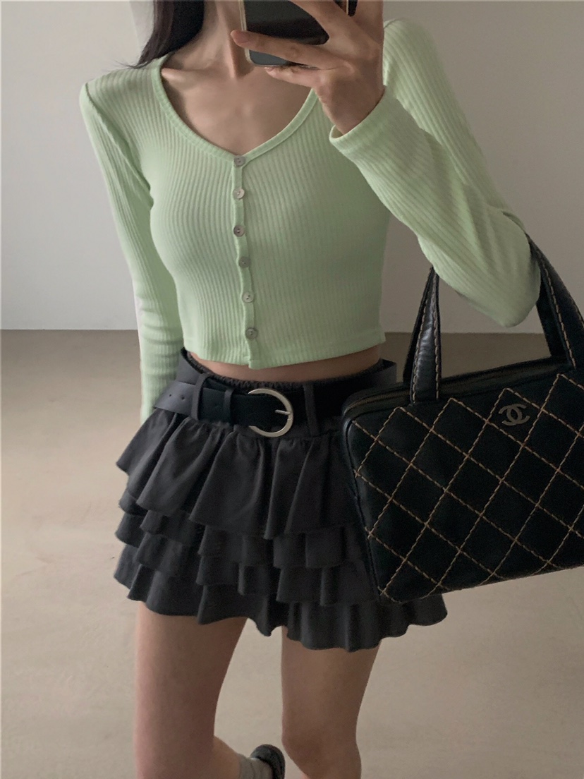 VERANDA韓國直郵女士新品26春夏熱賣休閑推薦職業長袖T恤VERANDA長袖T恤