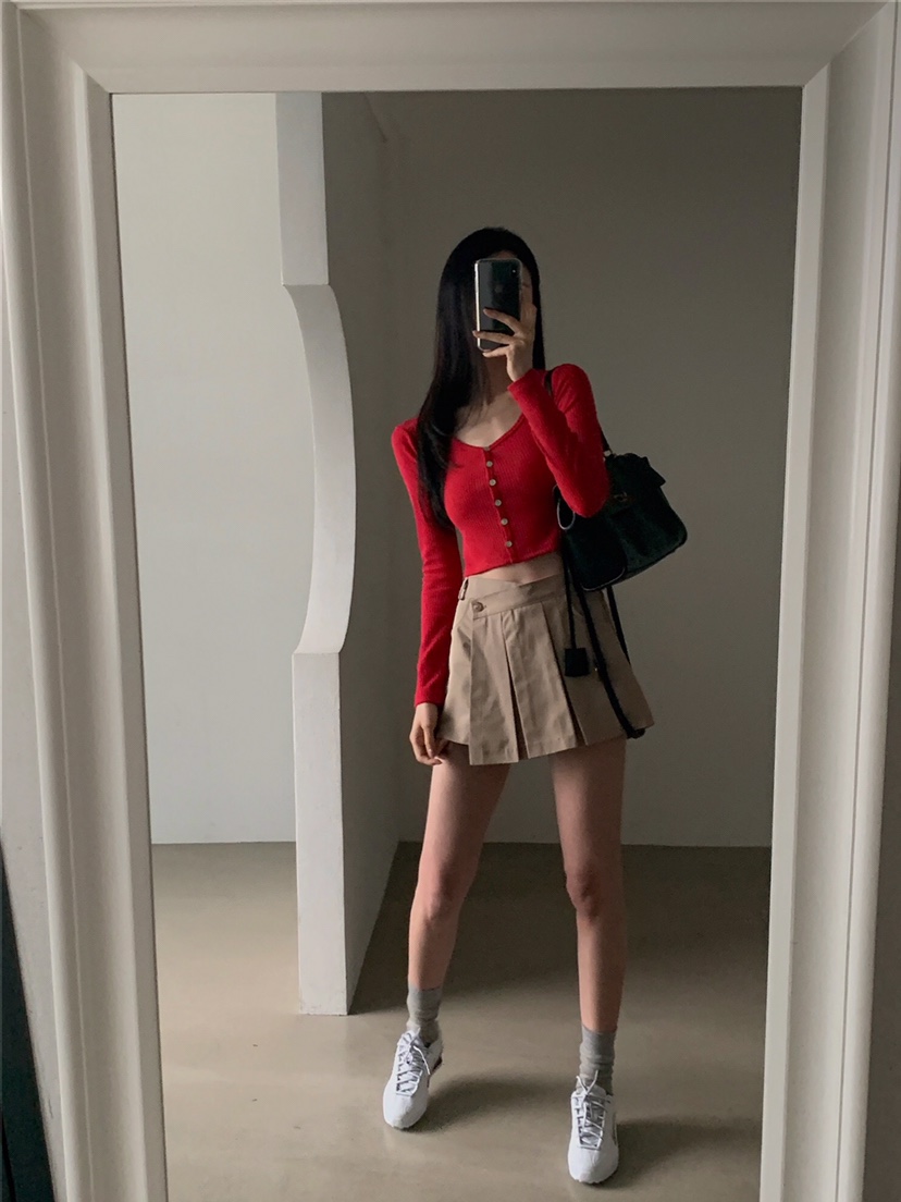 VERANDA韓國直郵女士新品26春夏熱賣休閑推薦職業長袖T恤VERANDA長袖T恤