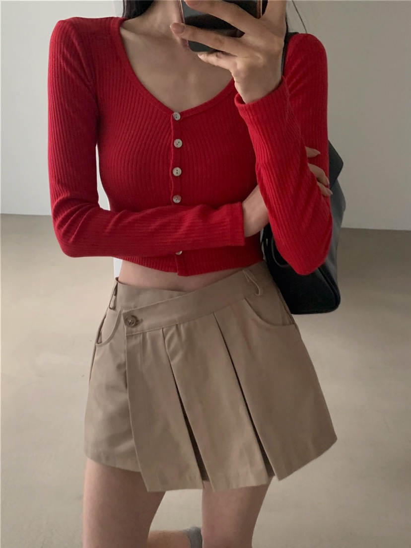 VERANDA韓國直郵女士新品26春夏熱賣休閑推薦職業長袖T恤VERANDA長袖T恤