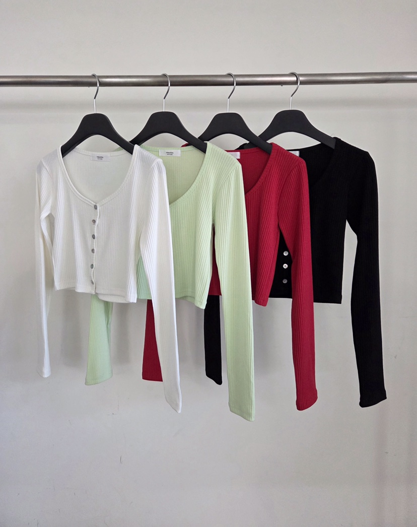 VERANDA韓國直郵女士新品26春夏熱賣休閑推薦職業長袖T恤VERANDA長袖T恤