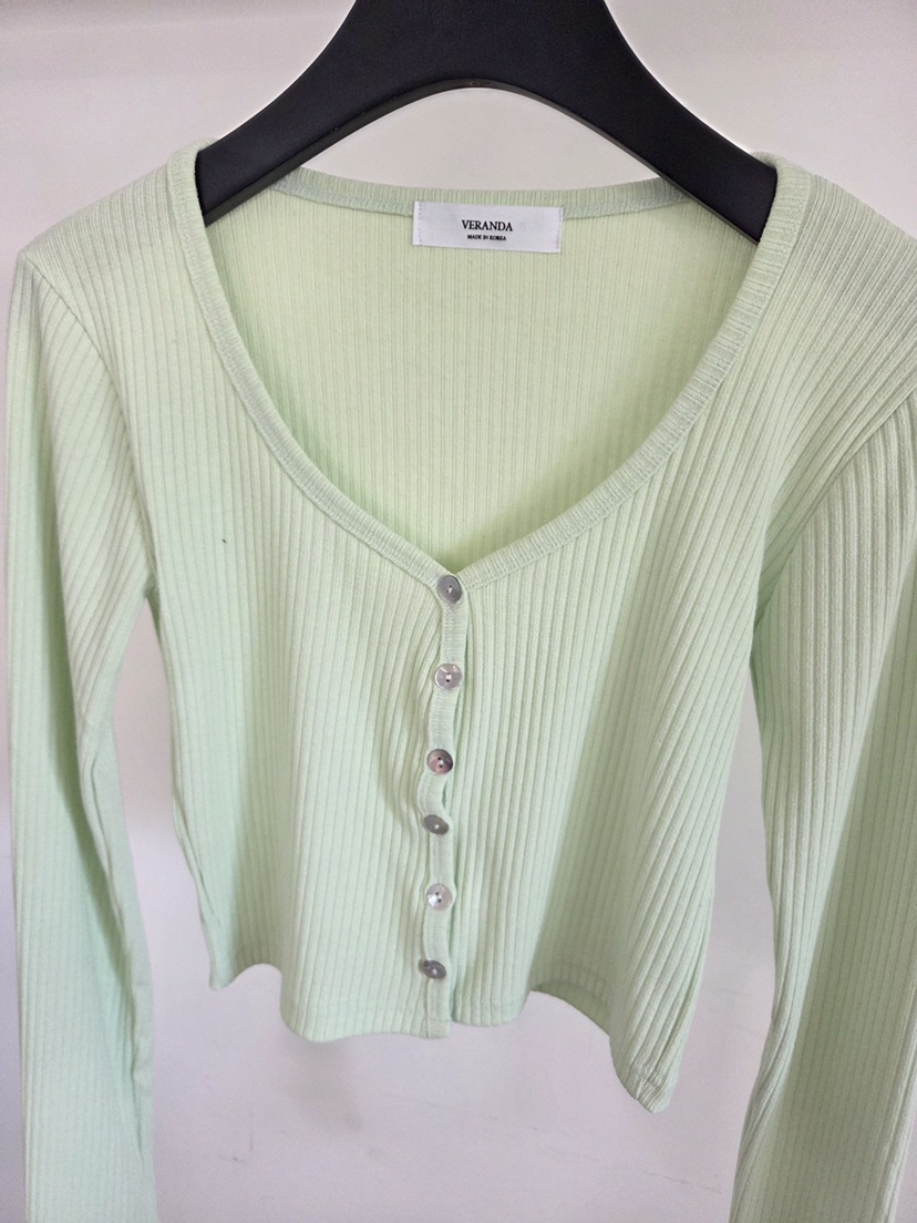 VERANDA韓國直郵女士新品26春夏熱賣休閑推薦職業長袖T恤VERANDA長袖T恤