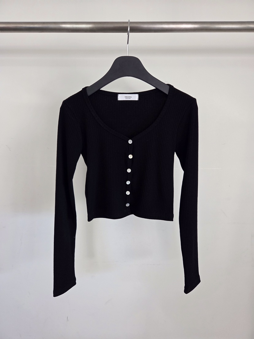 VERANDA韓國直郵女士新品26春夏熱賣休閑推薦職業長袖T恤VERANDA長袖T恤圖色4