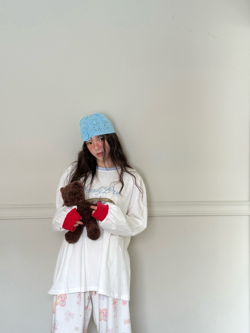 TOLL韓國直郵實拍女士新品職業休閑人氣推薦時尚26春夏長袖T恤TOLL長袖T恤