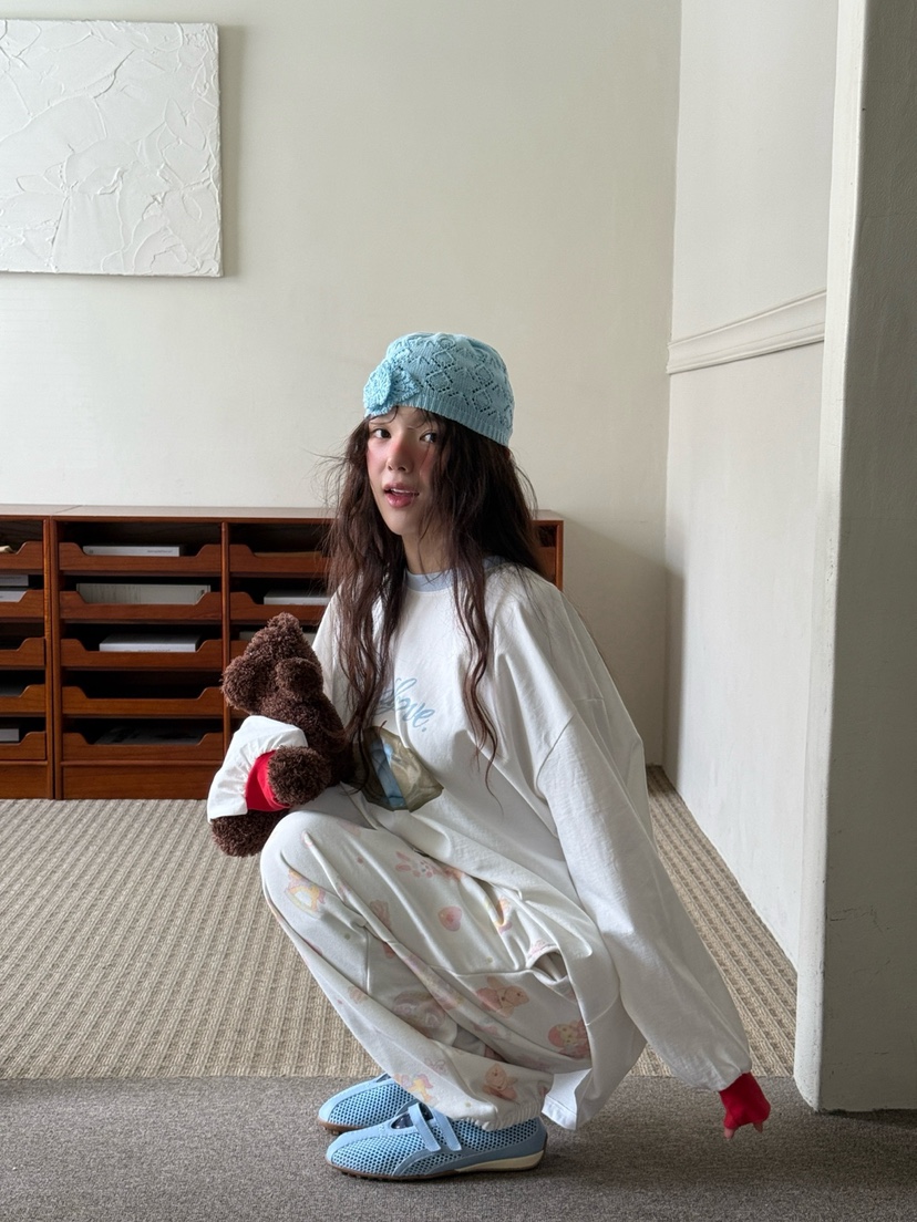 TOLL韓國直郵實拍女士新品職業休閑人氣推薦時尚26春夏長袖T恤TOLL長袖T恤