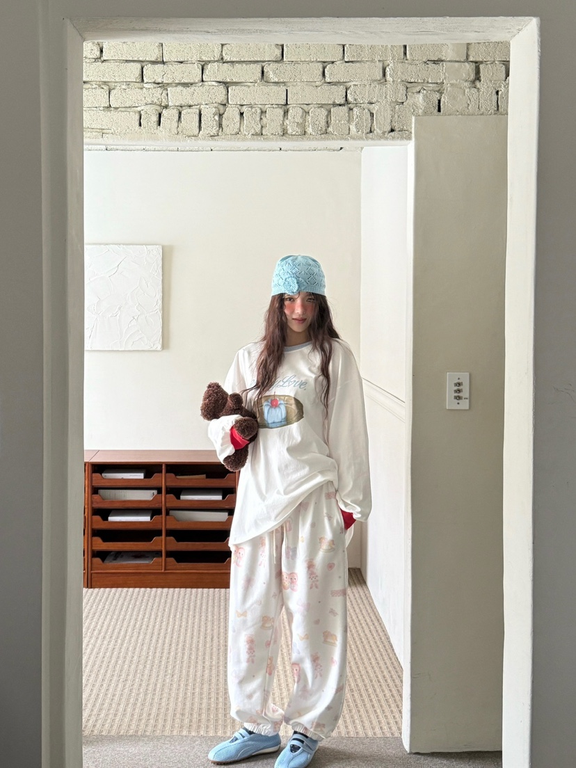 TOLL韓國直郵實拍女士新品職業休閑人氣推薦時尚26春夏長袖T恤TOLL長袖T恤